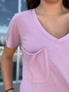 The Pocket Tee in Shadow Mauve by Z Supply