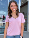 The Pocket Tee in Shadow Mauve by Z Supply