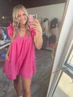 Bianca Ruffle Romper Dress