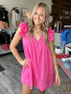 Bianca Ruffle Romper Dress