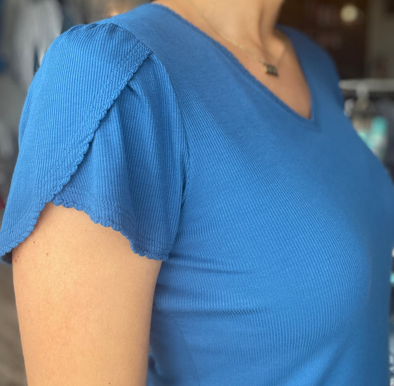 Maddie V-Neck Top by Another Love