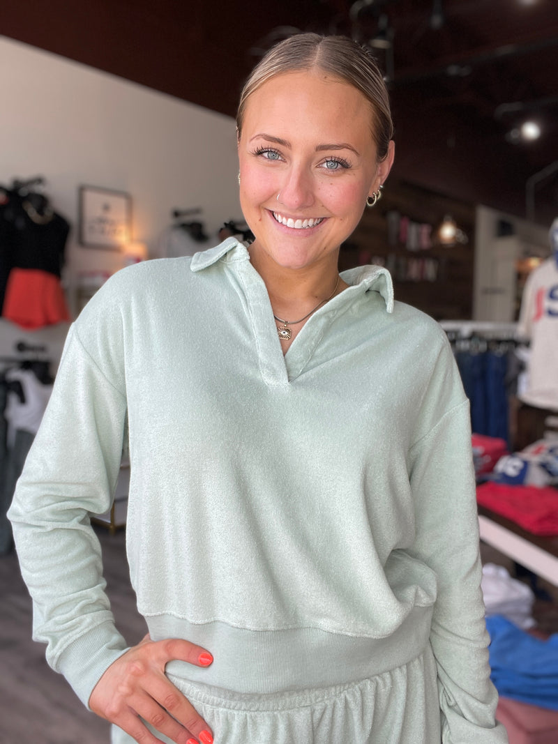 Breanna Sweatshirt in Jadeite by Z Supply
