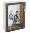 Black Marble 5 x 7 Picture Frame by Mud Pie