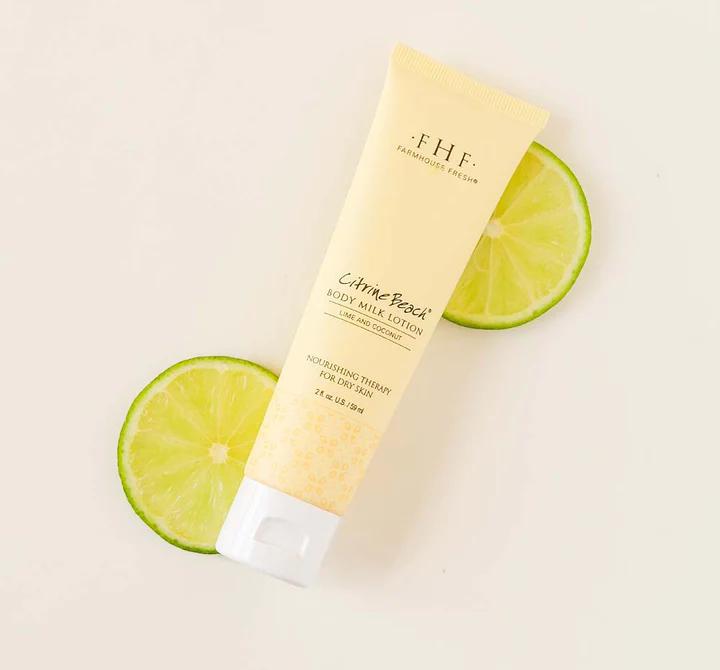 Citrine Beach® Body Milk Travel Lotion