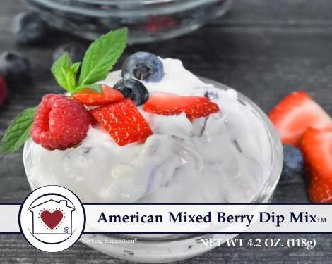 American Mixed Berry Dip Mix