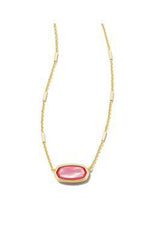 Framed Elisa Gold Short Pendant