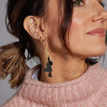 Black Venus Earrings