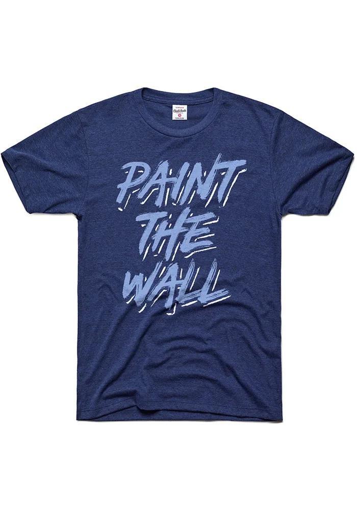 Charlie Hustle Sporting Style KC Paint The Wall Vintage Navy Blue T-Shirt