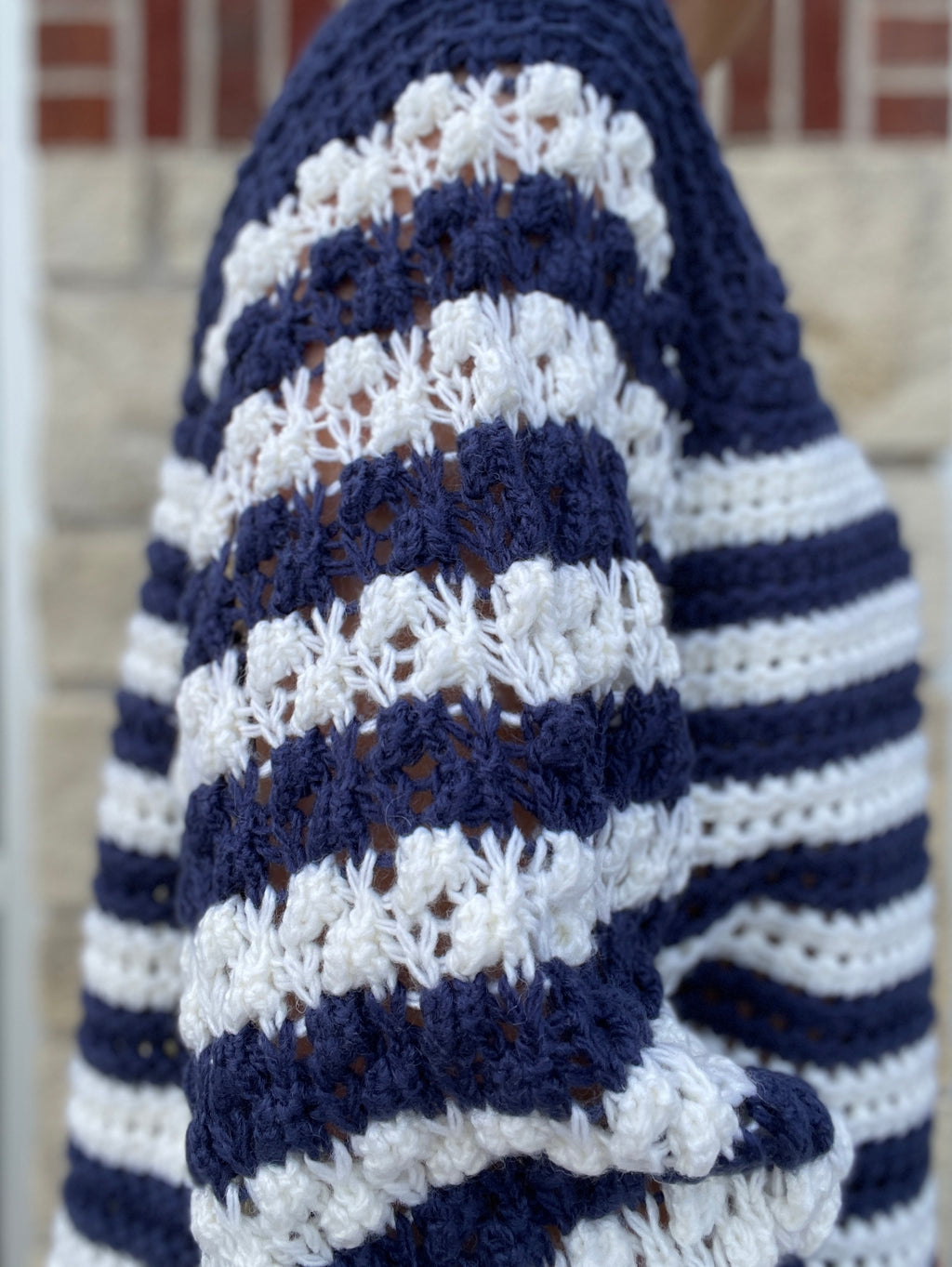 Natalie Sweater by Dear John in Navy Stripe