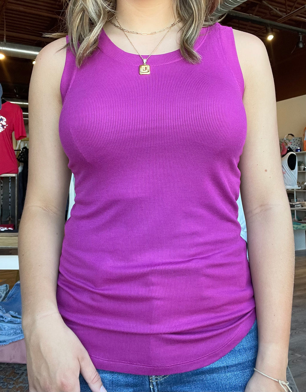 Cleo Ribbed Tank