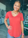 Kasey Modal V-Neck Tee by Z Supply