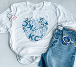 KC Filled Heart Graphic Tee