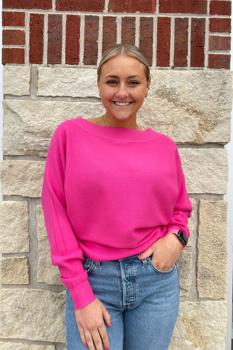 Off the Shoulder Boatneck Top
