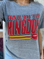 Hail to the Arrowhead Kingdom Grey T-Shirt by Charlie Hustle