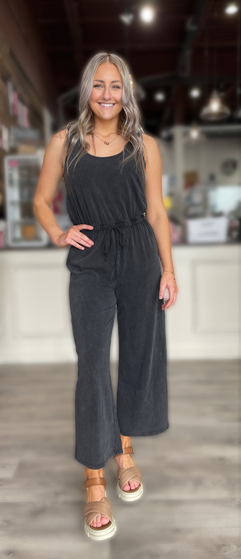 Easygoing Jumpsuit by Z Supply-Black