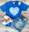 Royal Blue KC Heart by Charlie Hustle