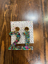21 Birthday Glitter Earrings