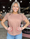 Yvet Top in Pink Clay by Another Love