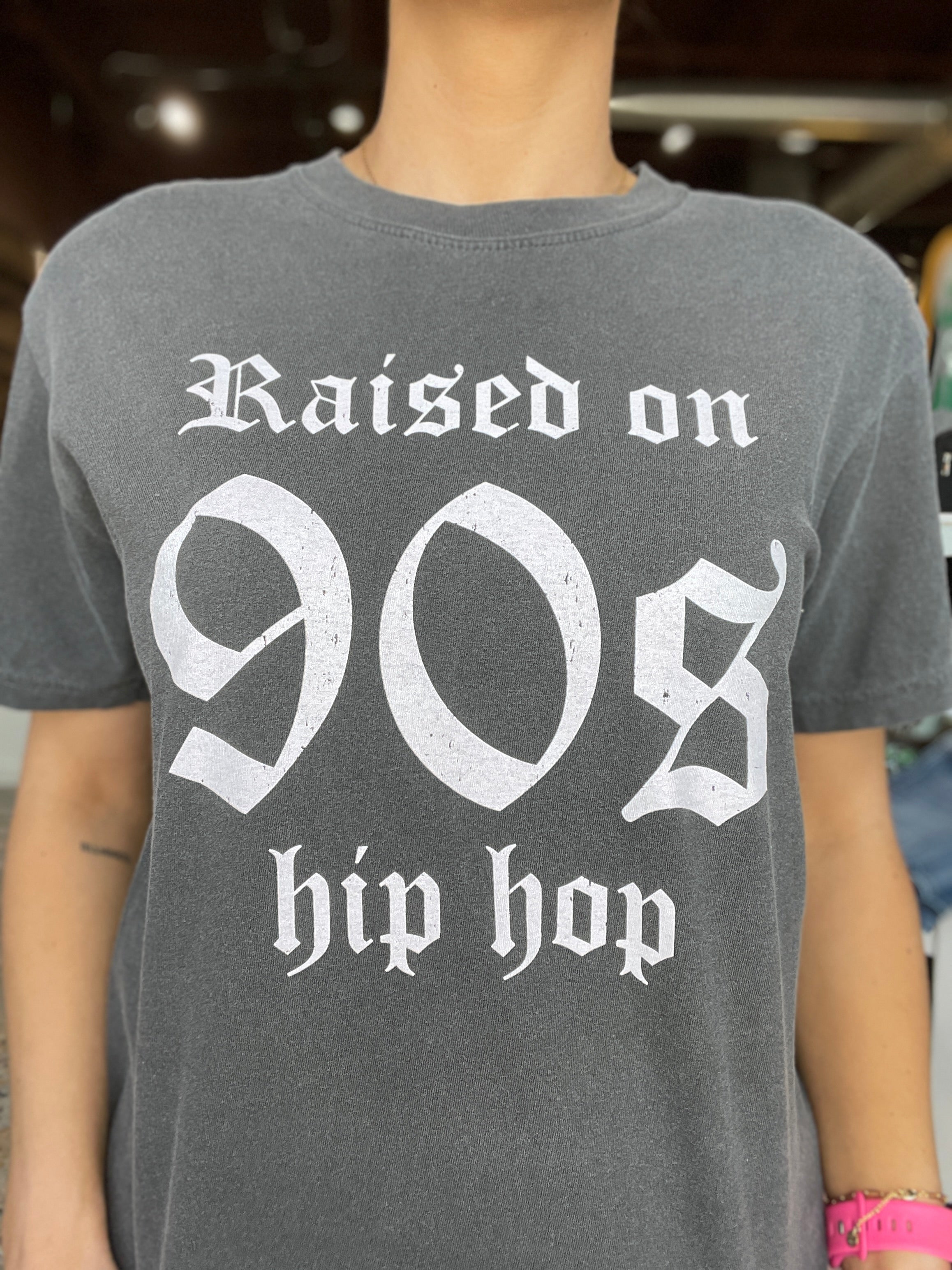 Raised On 90'S Hip Hop Tee – Pink Charming Boutique